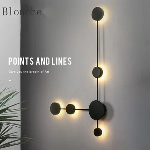 Modern Creative Led Wall Light for Home Living Room Wall Sconce Lighting Fixture 3 Color Dimmable Indoor Bedroom Led Wall Lamp