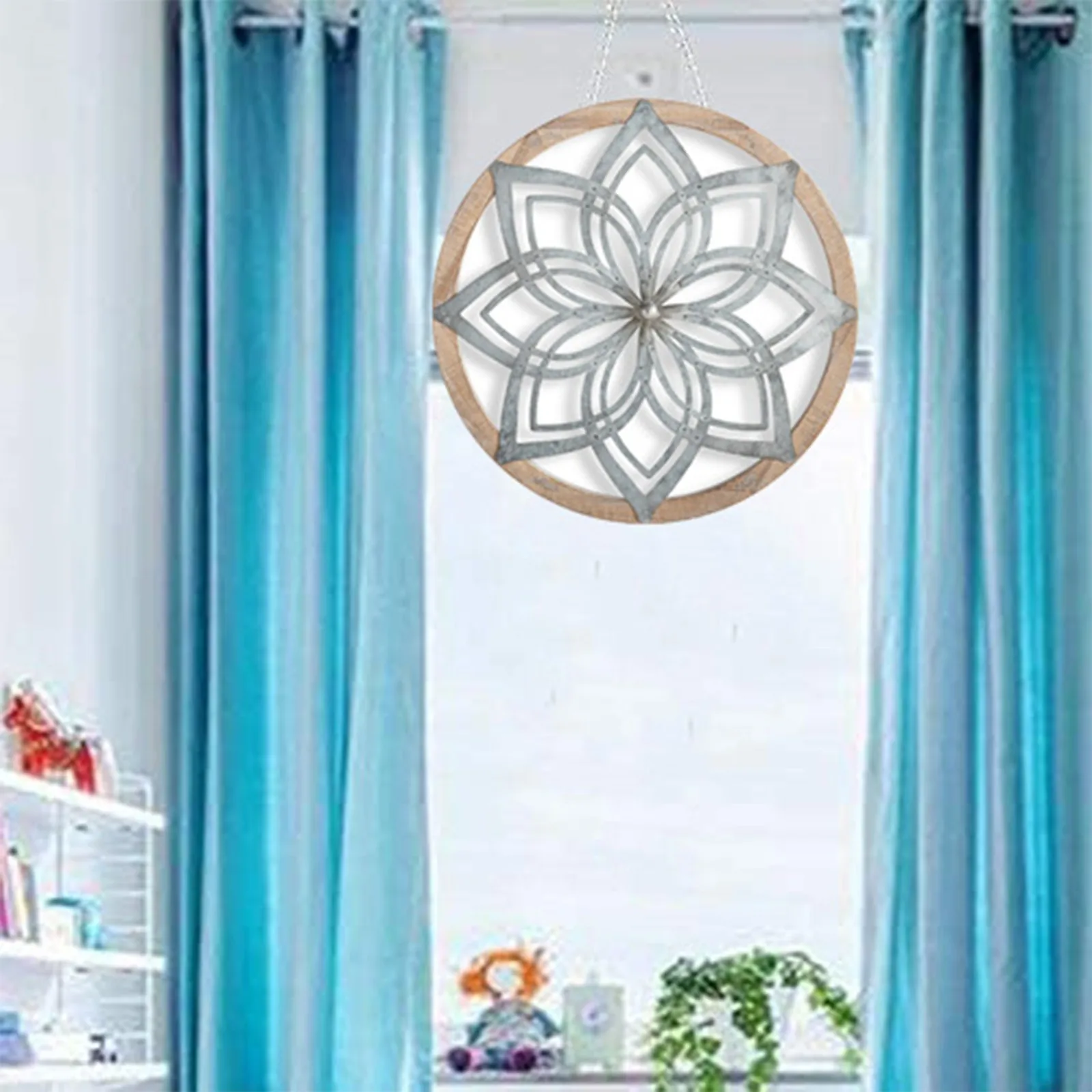 

Heritage Round Wall Art Wall Decoration Pendant Rhombus Wall Hanging Pattern Wall Decoration Home Room Acrylic Soft Decoration