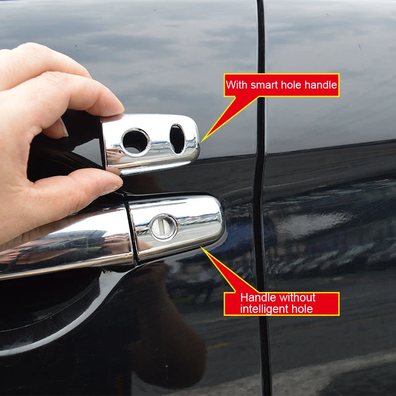Крышка ручки боковой двери для Mitsubishi Outlander Sport ASX RVR 2013 2020 ABS Chrome аксессуары 8