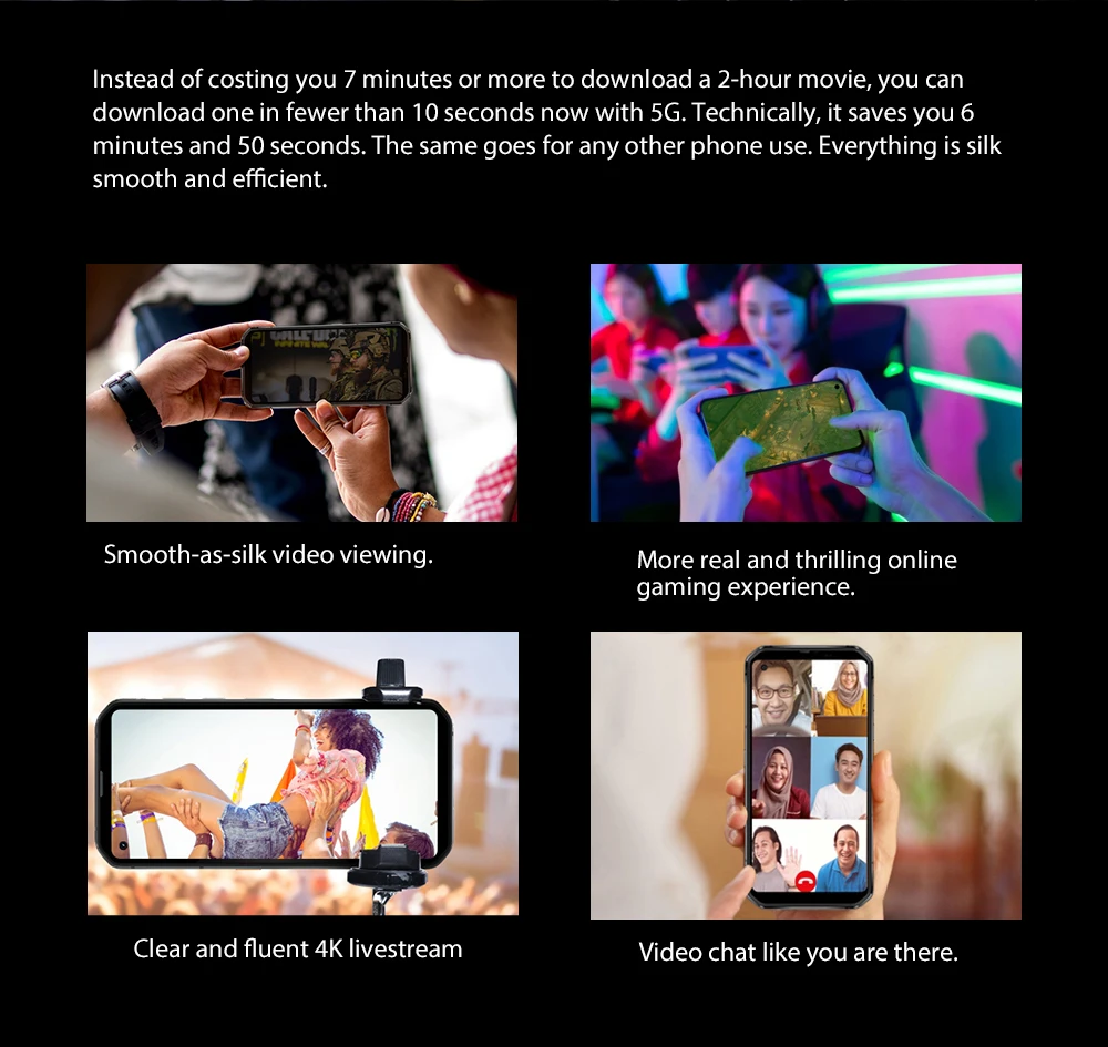 Blackview BL6000 Pro 5G телефон IP68 Водонепроницаемый смартфон 6 36 ''Экран Android 10 Octa Core 8 Гб