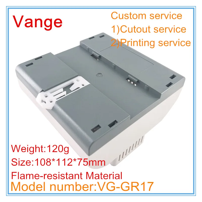 1 шт./лот корпус для электроники PLC 108*112*75 мм инструмента из АБС-пластика