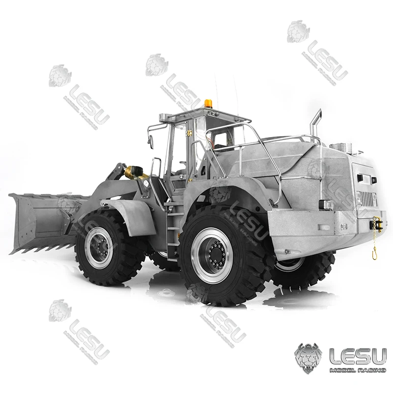 Металлический LESU 1/15 RC гидравлический погрузчик либхер L574 насос ESC двигатель
