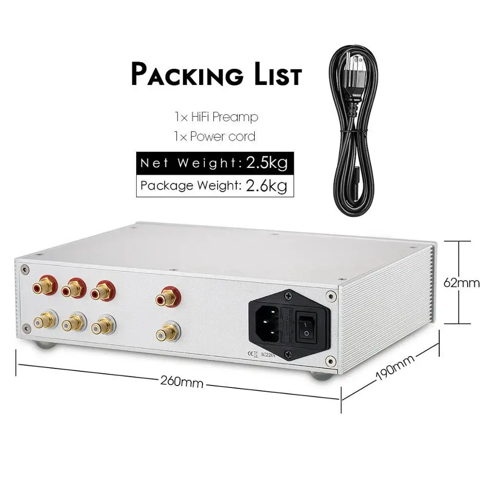 Douk аудио Hi-End MOSFET Предварительный усилитель HiFi транзистор 3 стерео L/R RCA аудио вход предусилитель REF Mark Circuit