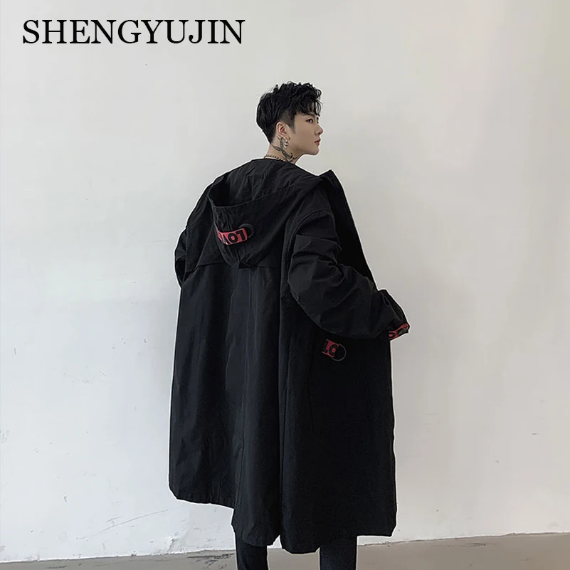 SHENGYUJIN осень темно ins личность лента украшения мужская длинная негабаритная