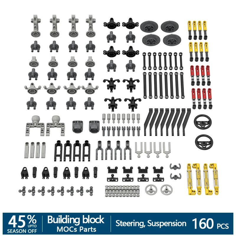Конструктор конструктор технология MOC соединители мост балка кирпич шестерни