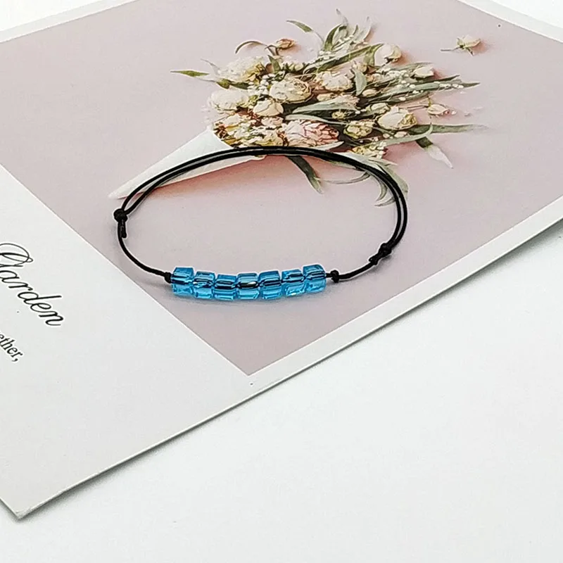 2019 новый модный браслет с кристаллами для женщин и мужчин простой веревочной