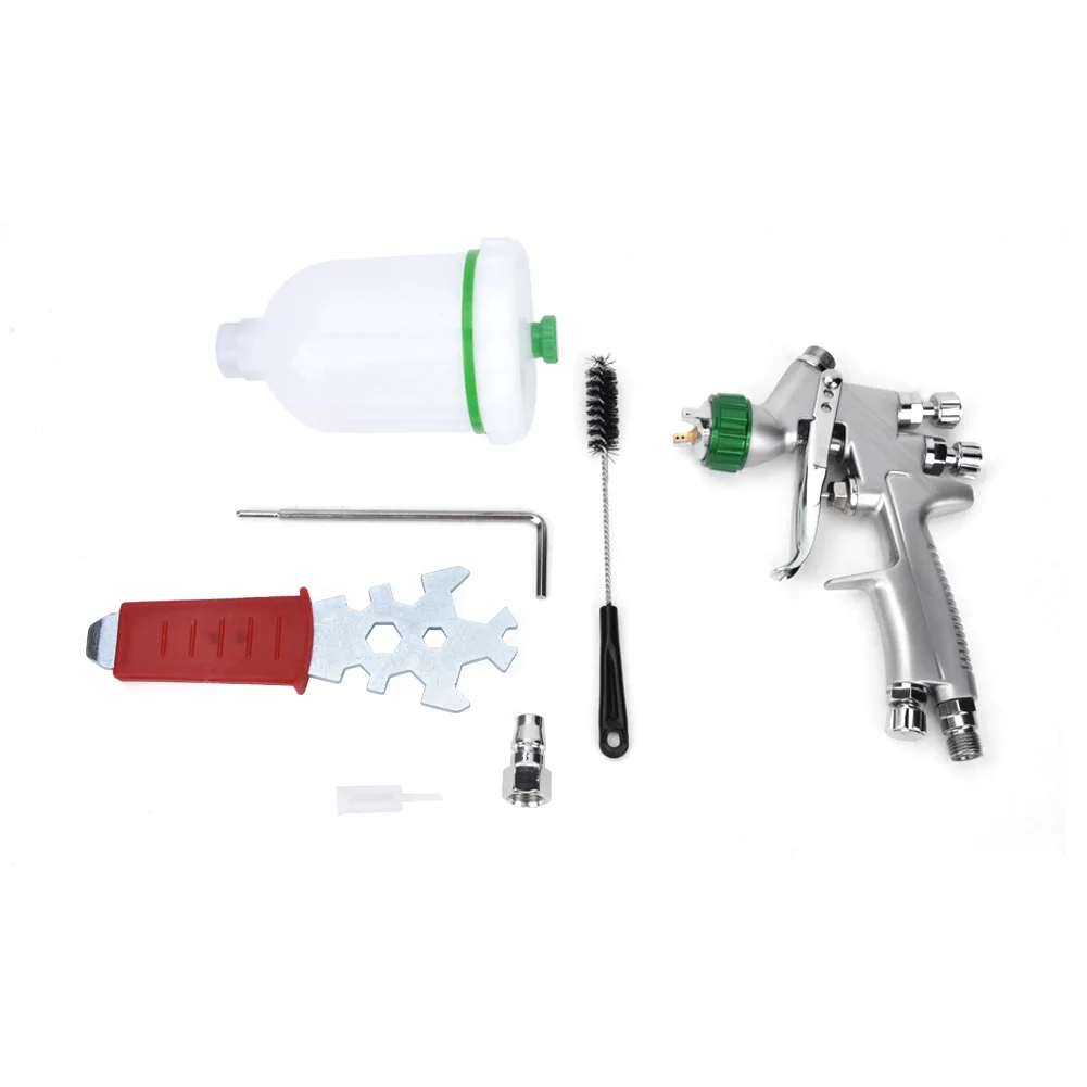 

Pneumatic Airbrush High Atomization Oil Painting Spraying Gun 1.2mm Caliber With 250mL Potmini888