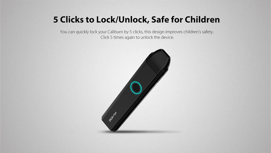 Стартовый набор Uwell Caliburn Pod с 520 мАч встроенным аккумулятором 2 мл картриджем Pod электронная сигарета Vape испаритель