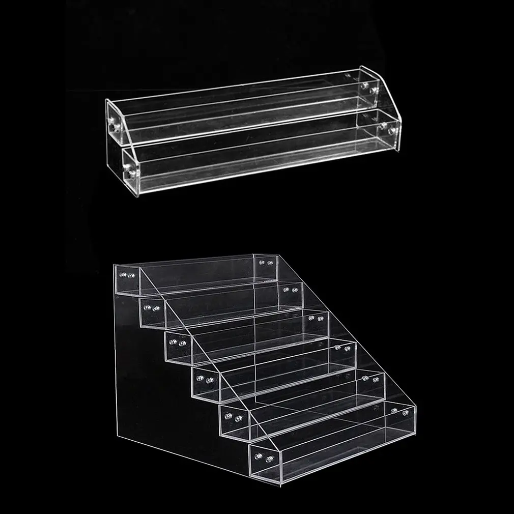 

Display Rack Transparent Acrylic Nail Polish Case Detachable Multi-layer Plastic Rack Cosmetic Display Holder