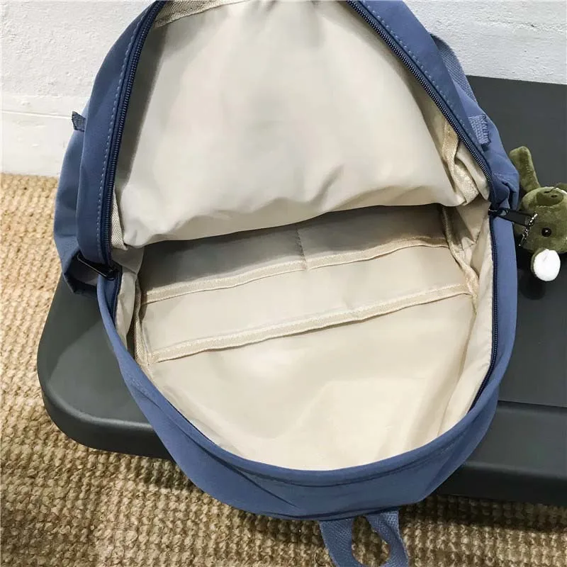 Женский студенческий рюкзак женский известного бренда Черный Повседневный