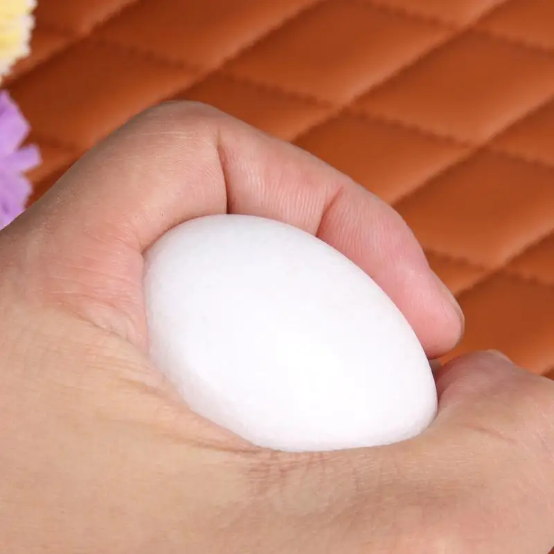 Натуральный белый нефрит драгоценный камень яйцо Кристалл лечебная Сфера массаж