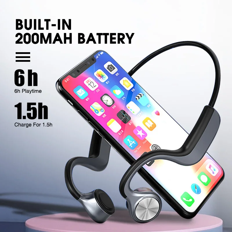 Оригинальные беспроводные наушники Bluetooth BT 5 0 с костной проводимостью