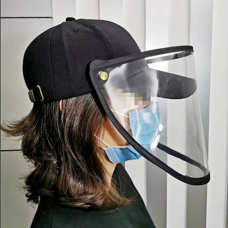Унисекс анти плевки всплеск Защитная бейсбольная кепка Анти туман слюна
