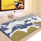 Коврик для мыши XGZ с персонализированной картой, нескользящий Настольный коврик для офиса и офиса, большой игровой коврик для мыши 40x90 см 30x80 с подушкой на запястье