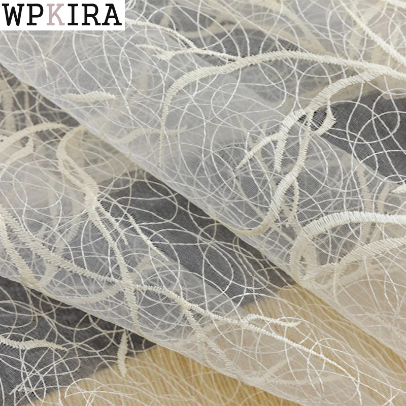 Геометрической формы в виде птичьего гнезда с Шторы для Гостиная прозрачная