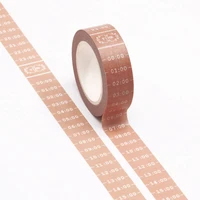 10m time plan washi tape adhesive tape diy scrapbooking sticker label japanese masking tape