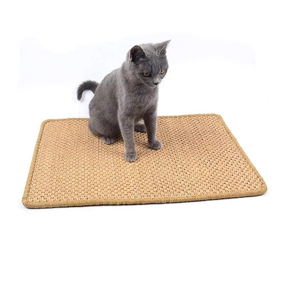 Коврик для когтеточки кошек из натурального сизаля коврик кровати скалолазание