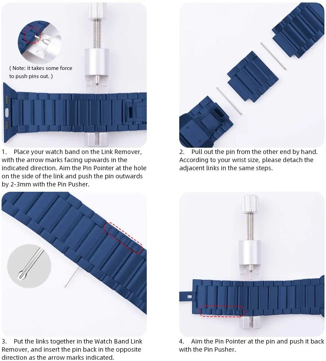 Ремешок из нержавеющей стали для Apple Watch band 6 se 5 4 3 44 мм 40 металлический браслет iwatch