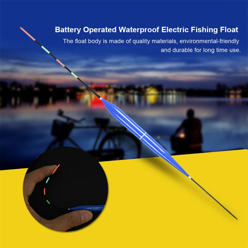 

Battery-powered Waterproof Electric Luminous Fishing Buoy, for Fishing Layer 1.8-3 Meters, Night Fishing Tackle Accessories