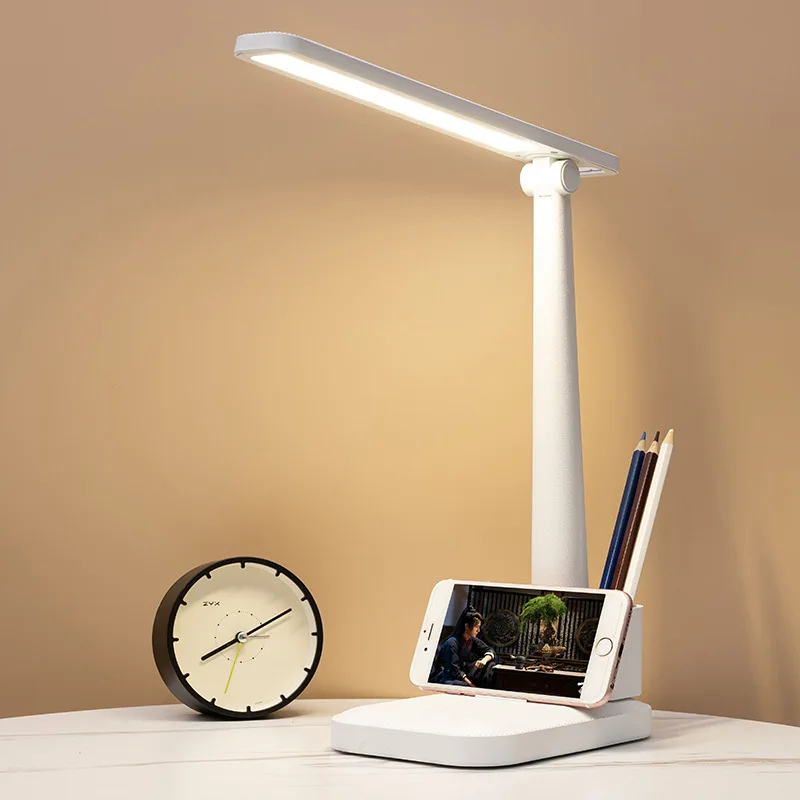 

Складная Настольная светодиодная лампа, приглушаемый светильник для защиты глаз, прикроватный ночник для студенческого общежития, детской...