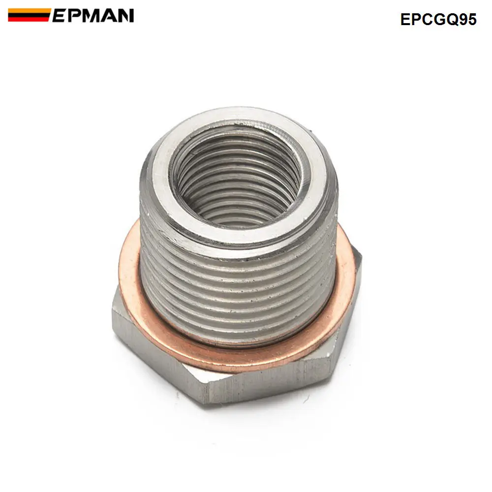 EPMAN гоночный выхлопной O2 Датчик кислорода прокладка редуктор адаптер M18 x 1 5 мм до