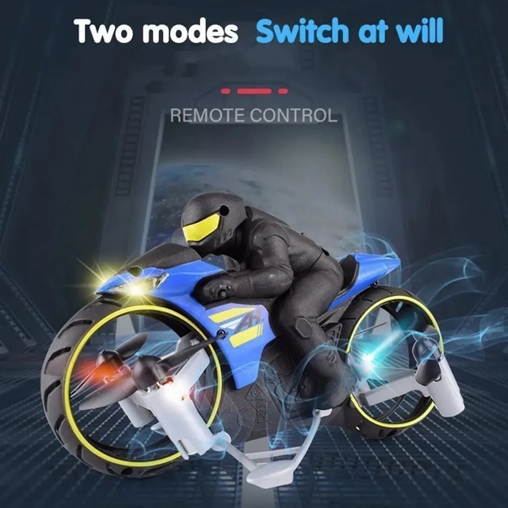 2 в 1 четырехосевой мини Дрон с дистанционным управлением для езды на