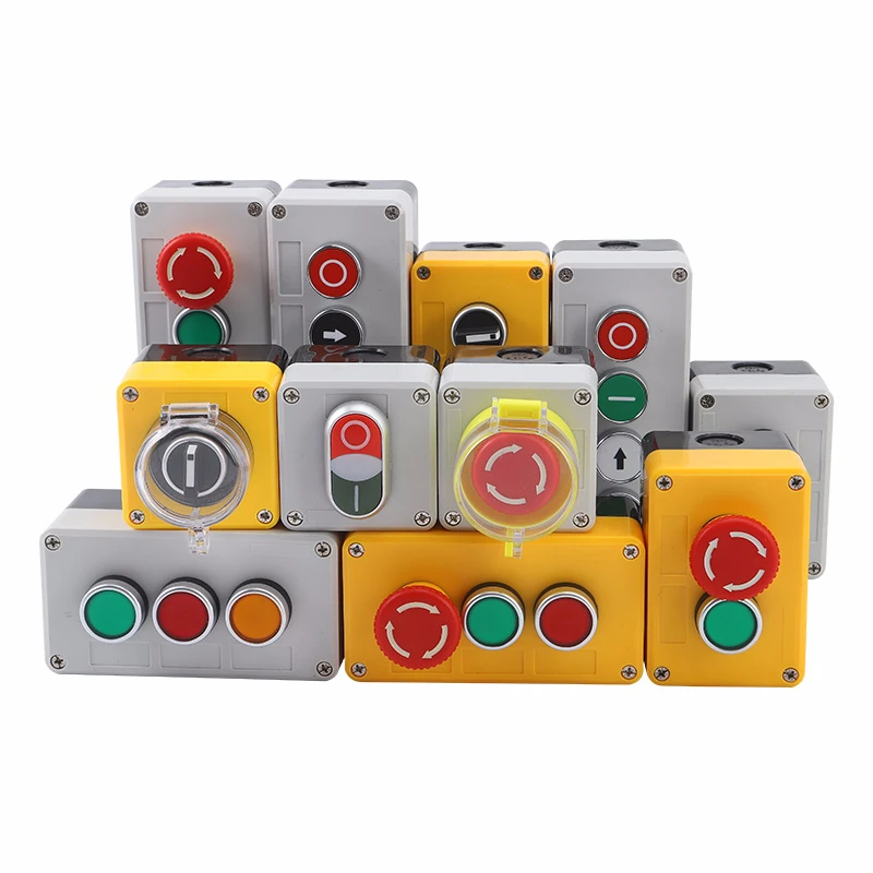 Кнопочный переключатель коробка управления пластиковая ручная кнопка
