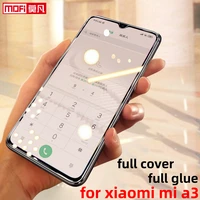 screen protector for xiaomi mi a3 tempered glass full glue cover mofi xiaomi a3 glass ultra thin 9h curved edge to edge cover a3