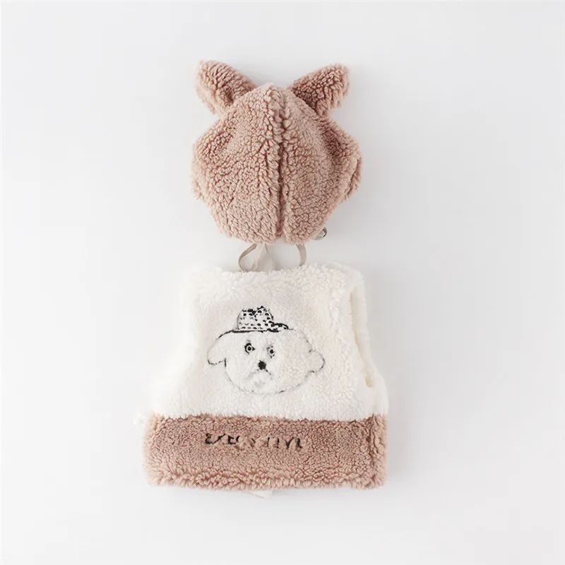 Новинка модное пальто для маленьких мальчиков и девочек комплект с жилетом