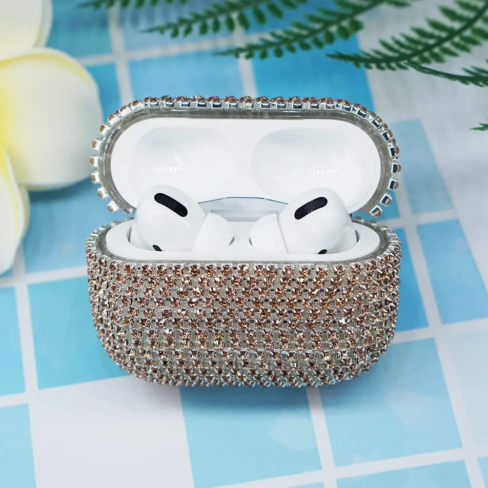 Чехол для AirPods Pro Роскошные блестящие 3D бриллиантовые наушники аксессуары 3 airpods 2