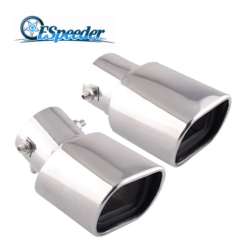 1 шт. выхлопные системы для автомобиля трубы хромированная Модифицированная