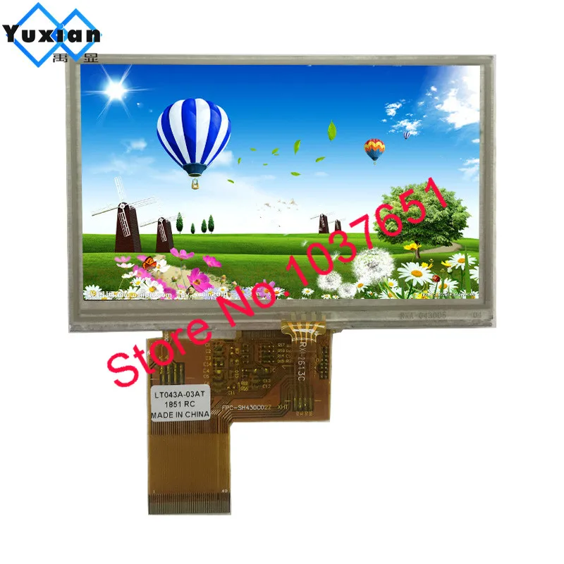 4 3 дюймовый TFT 480*272 RGB цветной ЖК дисплей с сенсорной панелью LT043A 03AT вместо AT043TN24V.7