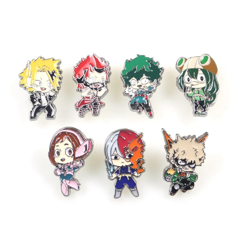 Мой герой Косплэй значок реквизит брошь haku Bakugo Katsuki сплав Хэллоуин подарки Boku без