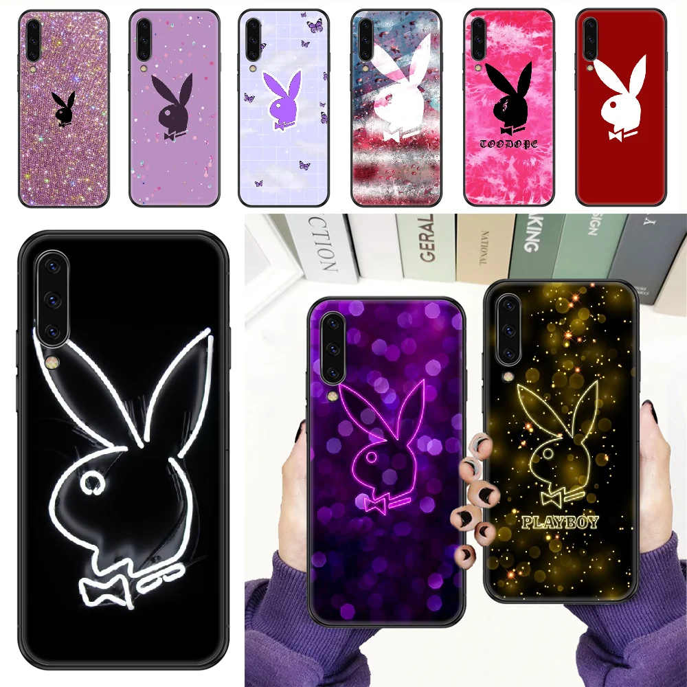 

fashion Rabbit Brand Phone case For Samsung Galaxy A 3 5 7 8 10 20 21 30 40 50 51 70 71 E S 2016 2018 4G black painting