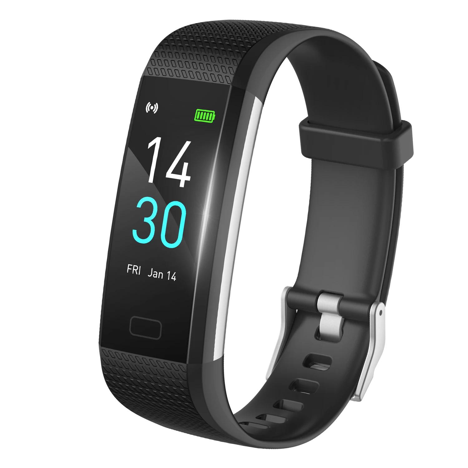 

Fitness Tracker Bracelet Smart Band IP68 Waterproof Men Women Sport Wristband SmartwatchTemperature Blood Pressure Bluetooth M