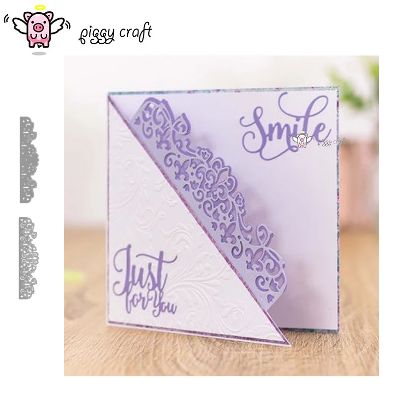 Свинья металлические режущие штампы для рукоделия формы высечки 3D кружевных