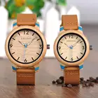 Деревянные наручные часы BOBO BIRD для пар, бамбуковые кварцевые часы для влюбленных, простые часы, Lover montres, модные наручные часы для мужчин и женщин, Прямая поставка