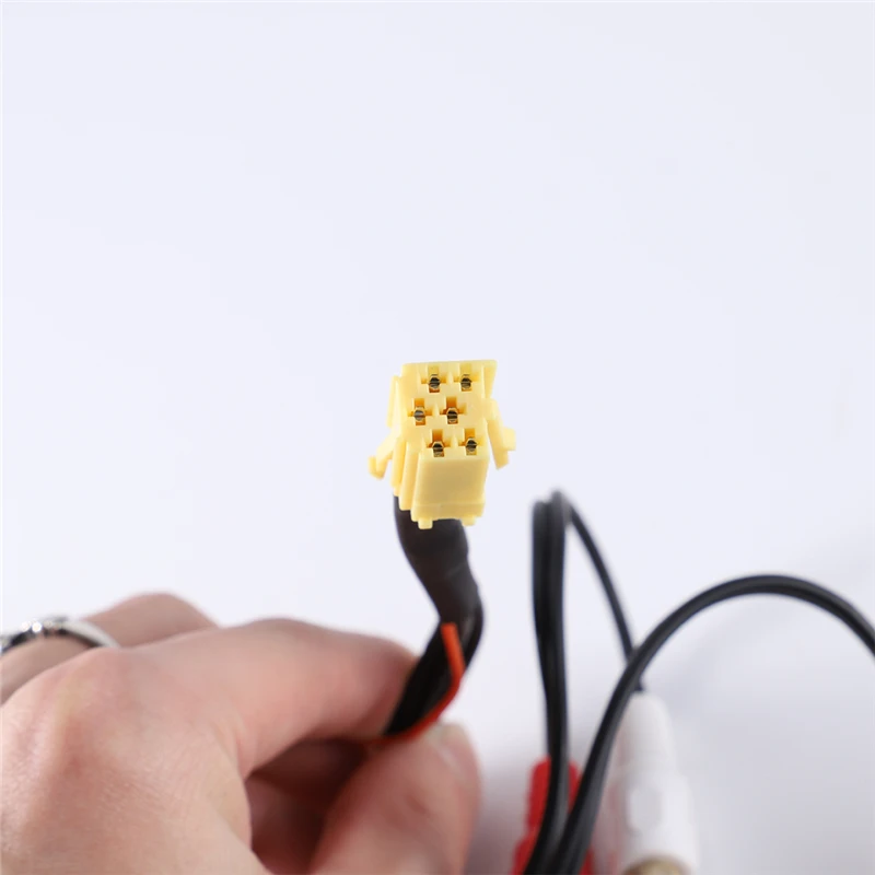 MINI ISO 6Pin Out 4 Chinch кабель RCA линия 4RCA для Peugeot Volkswagen Skoda Ford In VDO Becker | Автомобили и