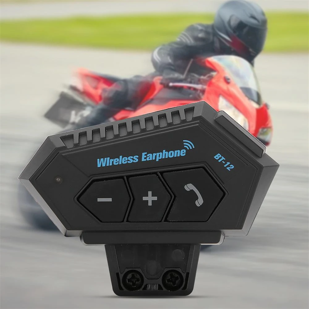 

BT2 Moto bluetooth Wireless Noise cancel Helmet Headset Hands Free BT V4.2 Intercom Handsfree With Microphonefor Motorcycle