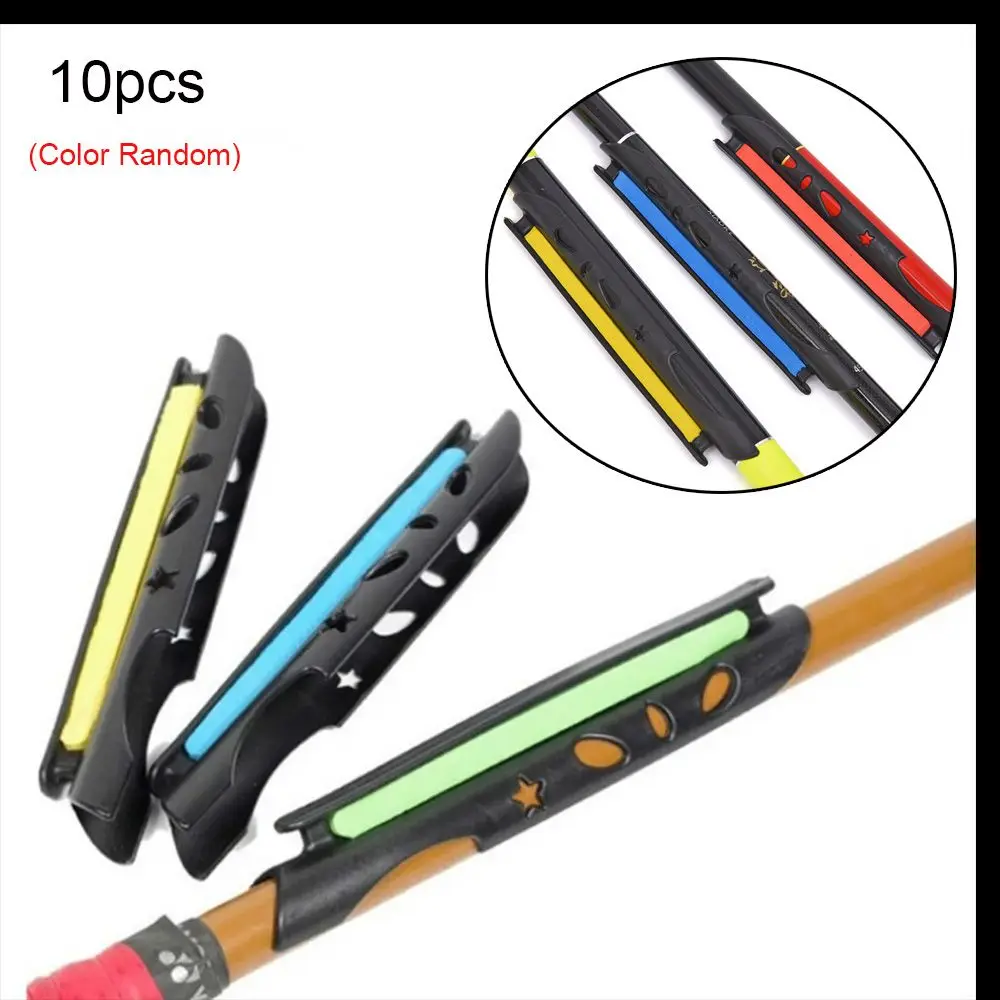 

10Pcs/lot Random Color Fishing Coiling Card Hand Pole Plate Winding Wrapped Wire Board Line Container Outdoor Fishing Rod Clips