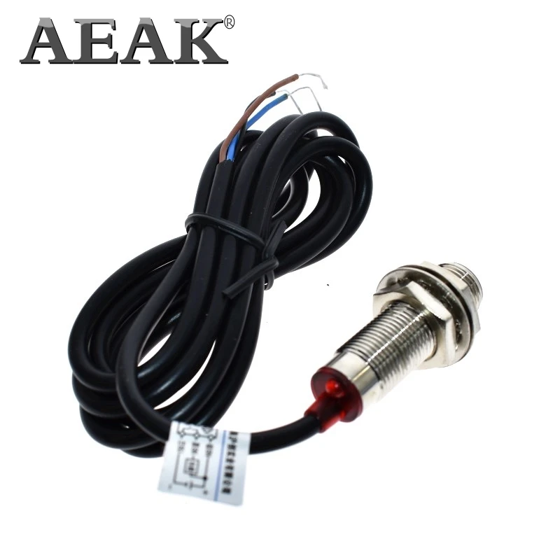 Датчик приближения AEAK Φ с эффектом холла 3 провода нормально открытый + Объект