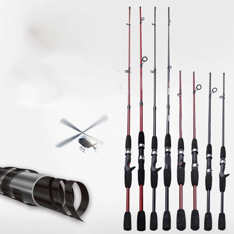 Спиннинг 1 8 м 2 портативная удочка для забрасывания Ультралегкая розовая