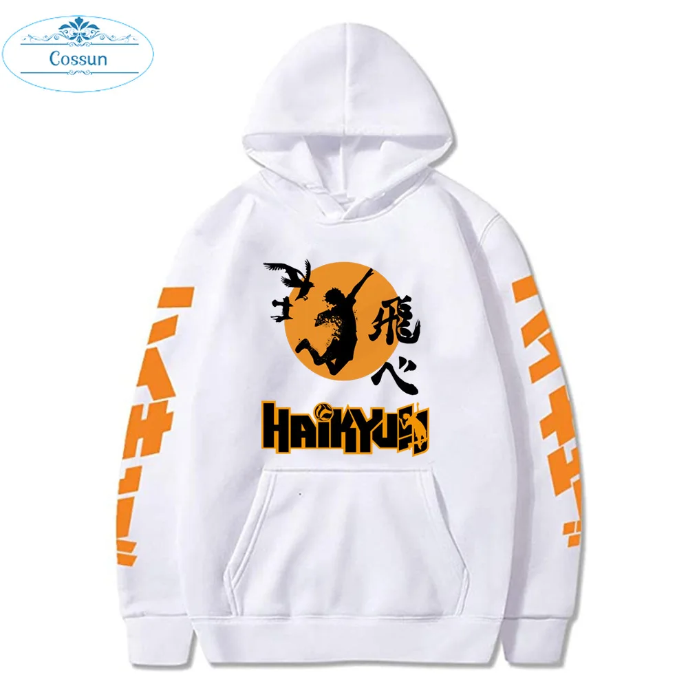 

COSSUN горячий Аниме Haikyuu! Hinata Shoyo Tobio Kageyama модная женская с капюшоном