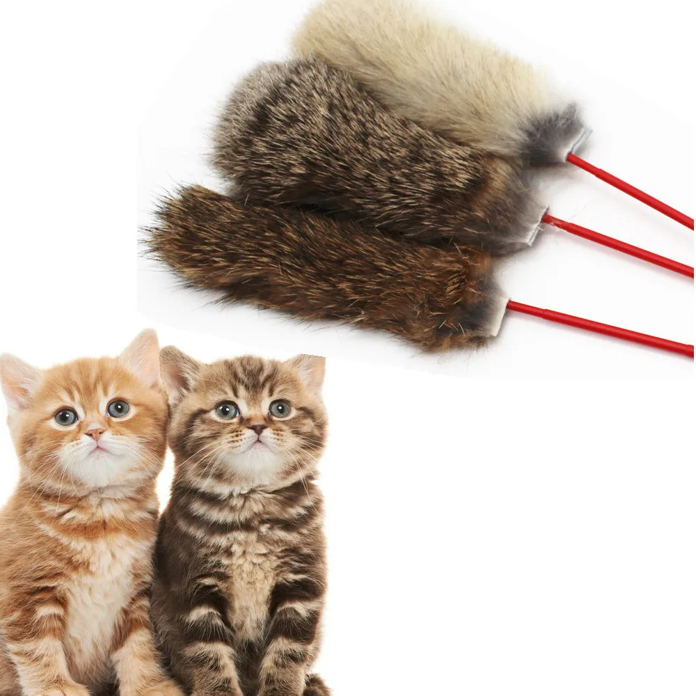 Кошачьи игрушки для кошек из кроличьей шерсти забавные котята помогают забавным