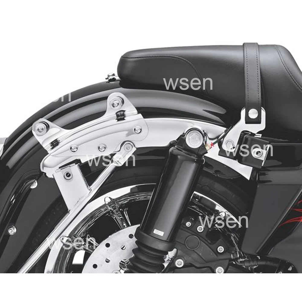 4 точки стыковки аппаратный комплект для Harley Touring 2009 2013 хром|Боковина| |