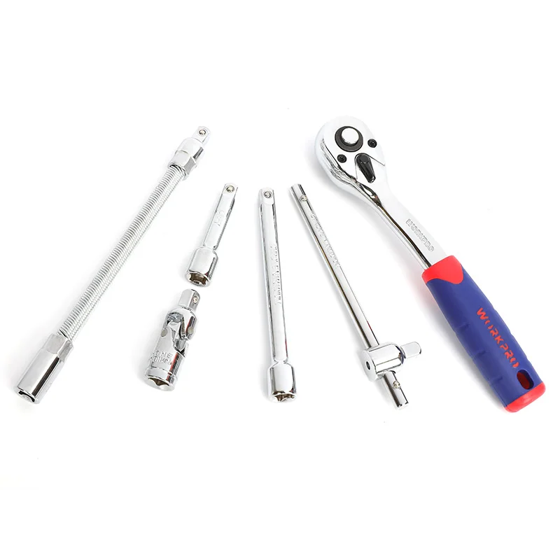 WORKPRO 35/64PC Tool Set Home Instruments of Tools for Car Repair 1/4" Dr. Socket Ratchet Wrench | Инструменты
