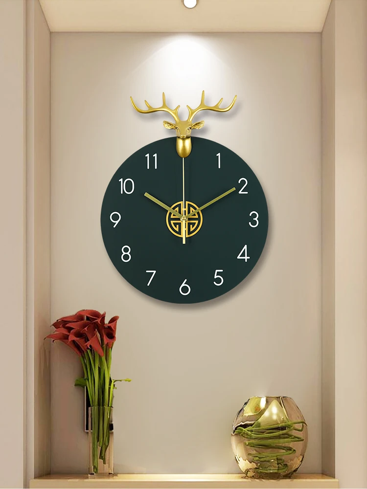 

Luxury Large Wall Clock Creative Silent Art Special Wall Clocks Metal Gold Living Room Zegary Scienne Home Decoration AC50ZB