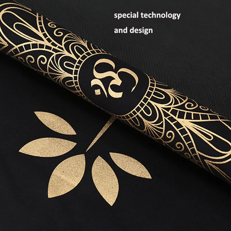 

183cm*68cm*6mm Nonslip Sport Yoga Mat For Work Out FitnessTraining AbsorbSweat Camping Heat Pilates Exercise Mat Meditation Mat