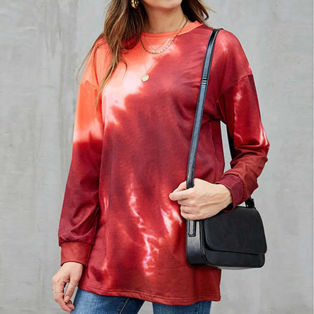 Блузка Женская Осенняя Длинная с длинным рукавом # g3 |