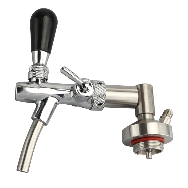 Нержавеющая сталь мини бочонок кран диспенсер с регулируемым пивным краном и со2